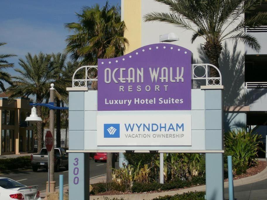 1 Bedroom Direct Oceanfront Condo Wyndham Ocean Walk Resort - Daytona Funland 703 Daytona Beach Exterior foto